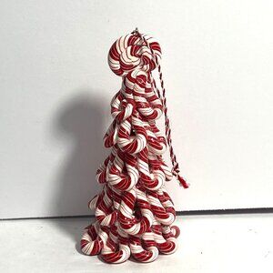 Peppermint Candy Swirl Christmas Tree Ornament